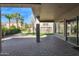 Covered patio with paver stones and a view of the backyard at 5026 W Parsons Rd, Phoenix, AZ 85083