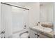 Clean bathroom with bathtub, toilet and vanity at 53259 W Barn Owl Rd, Maricopa, AZ 85139