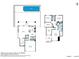 Two-story home floor plan with pool and garage at 5341 E Carol Ave, Mesa, AZ 85206