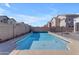 Inviting swimming pool in sunny backyard at 5341 E Carol Ave, Mesa, AZ 85206
