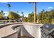 Outdoor kitchen with grill and refrigerator at 6542 E Ludlow Dr, Scottsdale, AZ 85254
