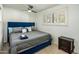 Comfortable bedroom with a plush bed and window shutters at 6542 E Ludlow Dr, Scottsdale, AZ 85254