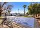 Private backyard sports court with basketball and tennis at 6542 E Ludlow Dr, Scottsdale, AZ 85254