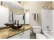 Well-lit bathroom with sleek fixtures and a vessel sink, providing a luxurious and comfortable space at 750 E Rosemonte Dr, Phoenix, AZ 85024