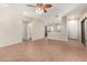 Open living room, kitchen, and half bath at 832 E Stottler Dr, Gilbert, AZ 85296