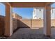Private patio with brick pavers and covered structure at 832 E Stottler Dr, Gilbert, AZ 85296