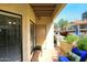 Private patio with seating area, offering outdoor space for relaxation at 9711 E Mountain View Rd # 1545, Scottsdale, AZ 85258