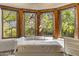 This sunny bedroom features panoramic window views, and a tranquil space to relax at 5747 E Mockingbird Ln, Paradise Valley, AZ 85253