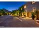 Paver driveway leading to a home with an attached garage at 5747 E Mockingbird Ln, Paradise Valley, AZ 85253