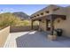 Spacious exterior view with flat grey deck and a beautiful natural view at 5747 E Mockingbird Ln, Paradise Valley, AZ 85253