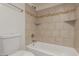 Bathroom with tile shower/tub combo and updated fixtures at 10610 S 48Th St # 2089, Phoenix, AZ 85044