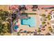 Overhead view of refreshing pool and spa at 10610 S 48Th St # 2089, Phoenix, AZ 85044