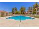 Community pool with ample deck space at 10610 S 48Th St # 2089, Phoenix, AZ 85044