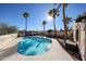 Sparkling blue pool surrounded by a spacious patio and desert landscaping at 17227 E Rand Dr # A, Fountain Hills, AZ 85268