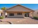 Covered patio and gravel landscaping at 19810 N 90Th Ln, Peoria, AZ 85382