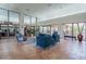 Community clubhouse lobby with seating area at 19810 N 90Th Ln, Peoria, AZ 85382