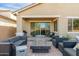Backyard with fire pit and comfortable seating at 21062 E Via Del Sol --, Queen Creek, AZ 85142