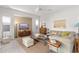 Bright living room featuring a comfortable sectional sofa at 21062 E Via Del Sol --, Queen Creek, AZ 85142