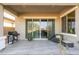 Covered patio with seating and a grill at 21062 E Via Del Sol --, Queen Creek, AZ 85142