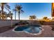 Relaxing pool with a unique shape and water features at 3222 S 186Th Ln, Goodyear, AZ 85338