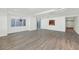Spacious living room with hardwood floors and fireplace at 3801 N Goldwater Blvd # 204, Scottsdale, AZ 85251