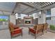 Relaxing patio area with fireplace and seating at 3801 N Goldwater Blvd # 204, Scottsdale, AZ 85251