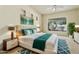 Bright bedroom with large window and plush carpeting at 3830 E Carter Dr, Phoenix, AZ 85042