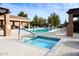 Community pool and spa with ample lounge space at 3830 E Carter Dr, Phoenix, AZ 85042
