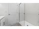Clean bathroom features a walk-in shower and modern vanity at 3873 S 233Rd Ln, Buckeye, AZ 85326