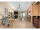 Comfortable living room featuring a fireplace and tiled floors at 4135 N 17Th St # 8, Phoenix, AZ 85016