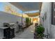 Outdoor space with built-in grill, seating area, and shade sails at 4135 N 17Th St # 8, Phoenix, AZ 85016