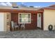 Inviting front entry with a new door and brick detailing at 4641 W Palo Verde Ave, Glendale, AZ 85302