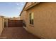 Side yard with gate and gravel at 5508 N 190Th Dr, Litchfield Park, AZ 85340