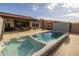 Swim spa and hot tub combo with backyard access at 5508 N 190Th Dr, Litchfield Park, AZ 85340