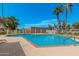 Sparkling community pool and relaxing patio area at 7153 N Via De Paesia --, Scottsdale, AZ 85258