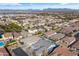 Aerial view of the home and surrounding community, showcasing views at 9839 E Theia Dr, Mesa, AZ 85212