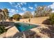 Inviting rectangular pool in the backyard at 12677 N 140Th Dr, Surprise, AZ 85379