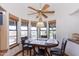 Bright breakfast nook with a table for four and scenic views at 15225 N Bluejay Pl, Fountain Hills, AZ 85268