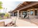 Large covered patio with seating and stunning views at 15225 N Bluejay Pl, Fountain Hills, AZ 85268