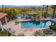 Stunning pool and patio area with mountain views at 15225 N Bluejay Pl, Fountain Hills, AZ 85268