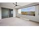 Private balcony with views of community and palm trees at 17680 N 77Th Pl, Scottsdale, AZ 85255