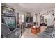 Cozy living room featuring a wood-paneled accent wall at 2041 N 23Rd St, Phoenix, AZ 85006