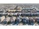 Wide aerial view of a two-story house in a neighborhood at 23059 E Pummelos Rd, Queen Creek, AZ 85142