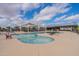 Resort-style pool with shade structures at 23059 E Pummelos Rd, Queen Creek, AZ 85142