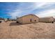 Large backyard with plenty of space for outdoor activities at 32014 N Redding St, Wittmann, AZ 85361