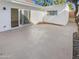 Spacious patio with sliding glass doors leading to the interior at 3334 S Elm St, Tempe, AZ 85282