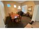 Bright dining room featuring wood table and chairs at 3469 E Cabazon Ct, Gilbert, AZ 85297