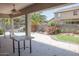 Covered patio with tiled flooring and pool view at 3469 E Cabazon Ct, Gilbert, AZ 85297