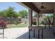 Covered patio with tiled flooring and seating area at 3469 E Cabazon Ct, Gilbert, AZ 85297