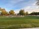 Community playground with play structures and open green space at 3469 E Cabazon Ct, Gilbert, AZ 85297